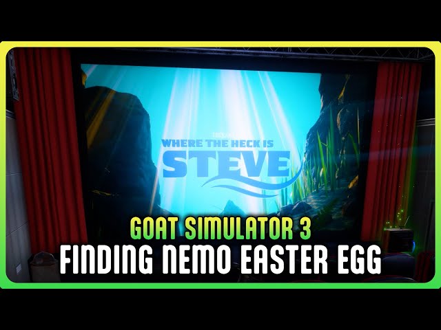GOAT SIMULATOR 3 - Finding Nemo Easter Egg (Pixar Easter Egg)
