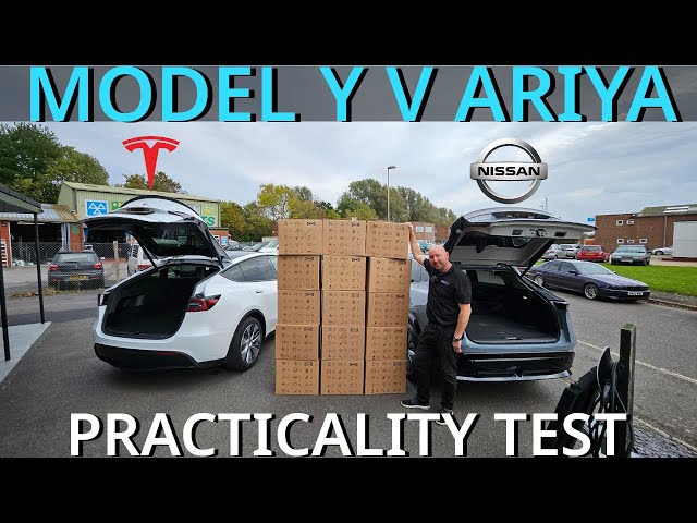 Nissan Ariya V Tesla Model Y - the pros and cons of each and practicality test