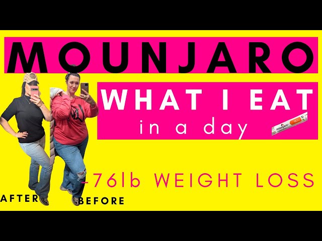 WHAT I EAT MOUNJARO WEIGHT LOSS -76 LBS // ZEPBOUND WHAT I EAT // GEM DAILY VITAMINS