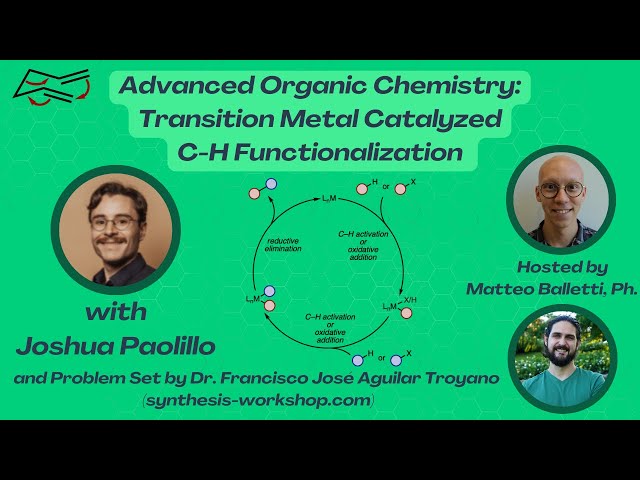 Advanced Organic Chemistry: Transition Metal Catalyzed C–H Functionalization