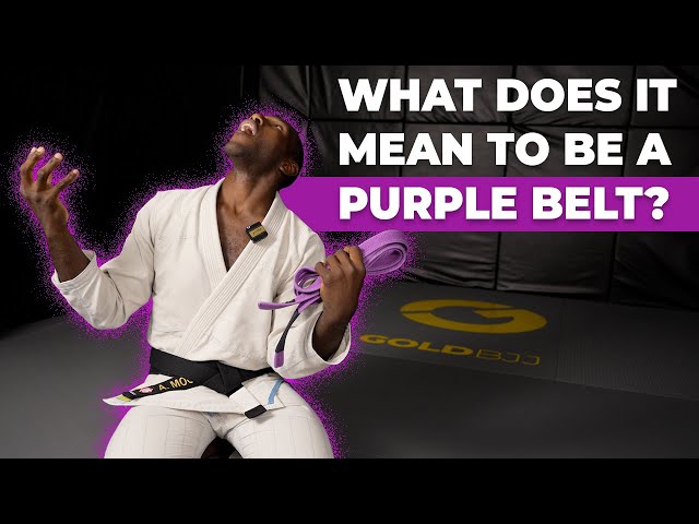 What Does it Mean to be a BJJ Purple Belt? Hear what a Black Belt has to say...