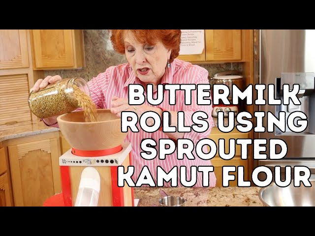 Buttermilk Rolls Using Sprouted Kamut Flour