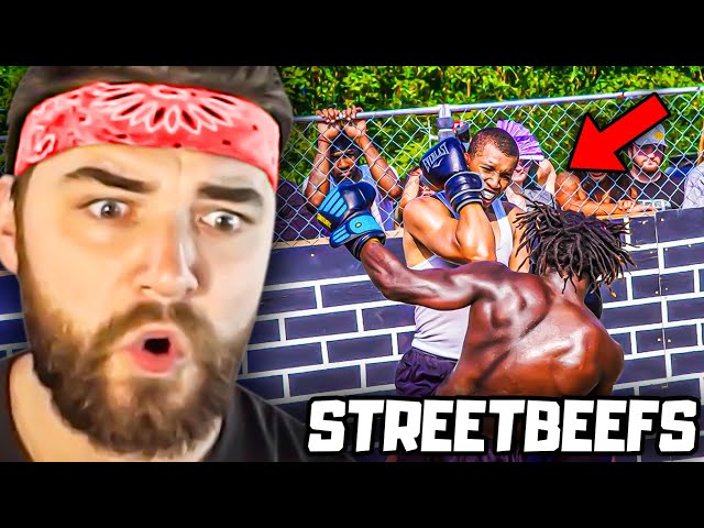 KingWoolz Reacts to THE BEST STREETBEEFS KNOCKOUTS YET!! (INSANE)