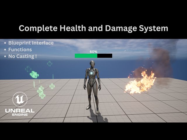 Health and Damage System | No Casting | Unreal Engine 5 Tutorial