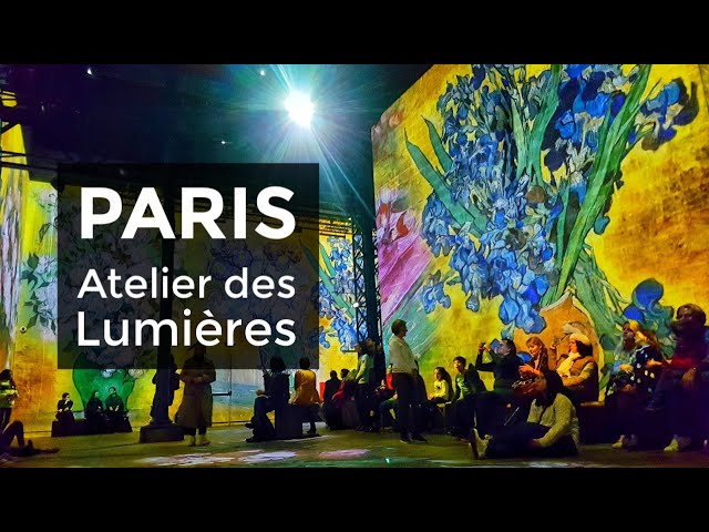 🇫🇷 PARIS | Atelier des Lumières: Van Gogh Starry Night | Digital Art Exhibit Seen on Emily in Paris