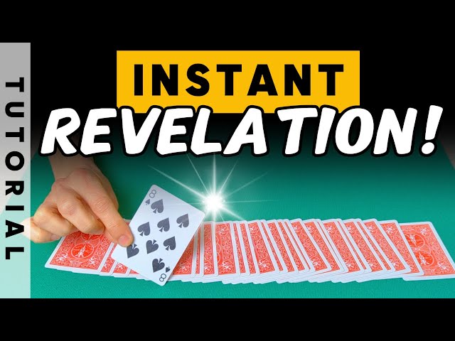 Instant Revelation: Learn This Amazing Self-Working Card Trick!