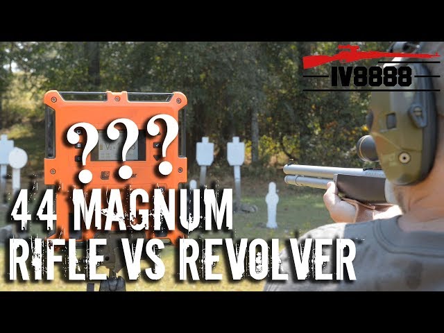 44 Magnum Rifle vs Revolver