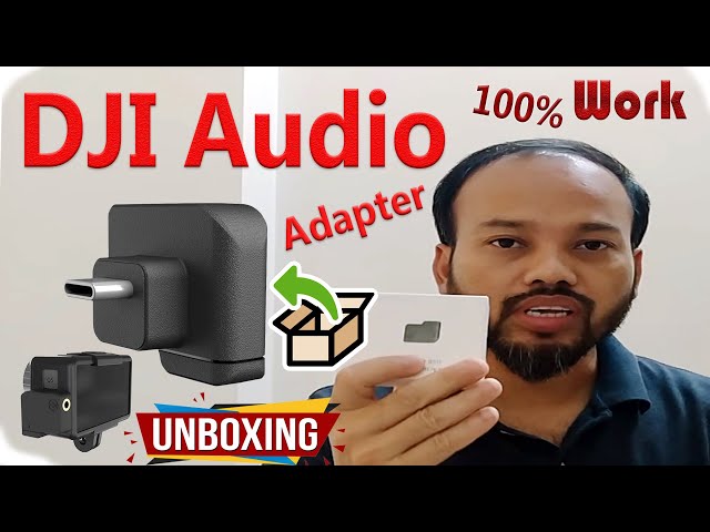 DJI Osmo Action audio Adapter Unboxing ,testing with MAONO AU400 Lavalier | Osmo Action audio Fix