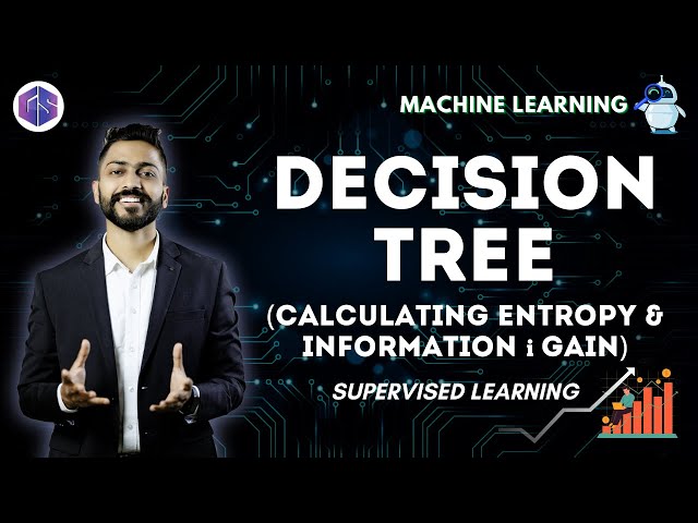 Decision Tree 🌳 Example | Calculate Entropy, Information ℹ️ Gain | Supervised Learning