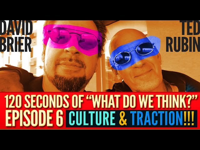 120 Seconds with Ted Rubin and David Brier EP6— CULTURE & TRACTION