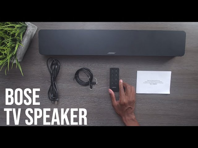 Bose TV Speaker - With Sound Demo!