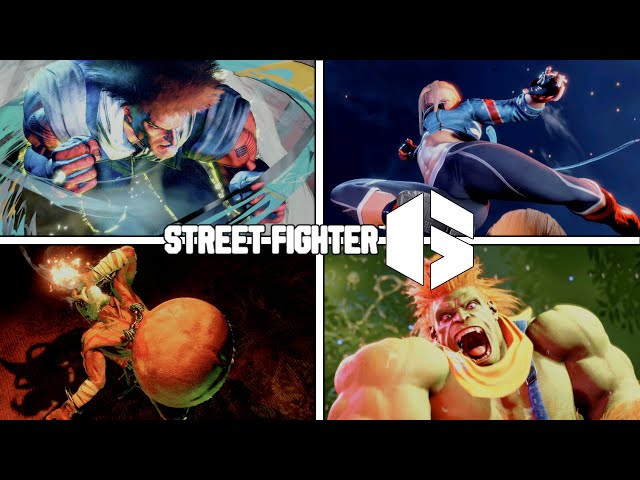 ALL SUPER MOVES Level 1, 2 & 3 - STREET FIGHTER 6 (Default Character Skins) PS5 4K 2023