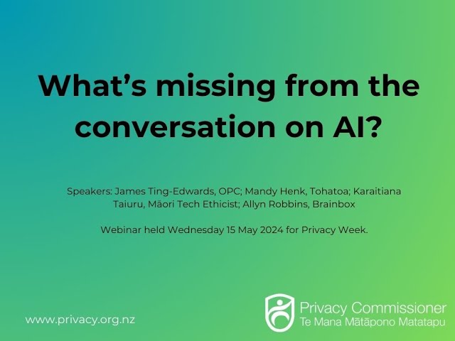 What’s missing from the conversation on AI?