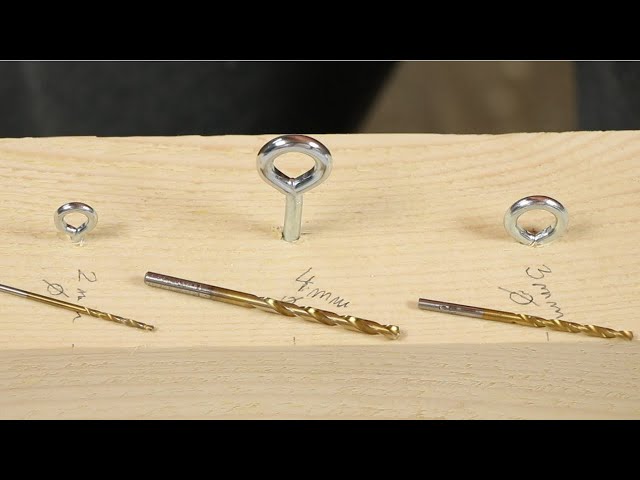 RING SCREWS FOR WOOD: Mounting - Drill bit diameter size | Product video #shorts