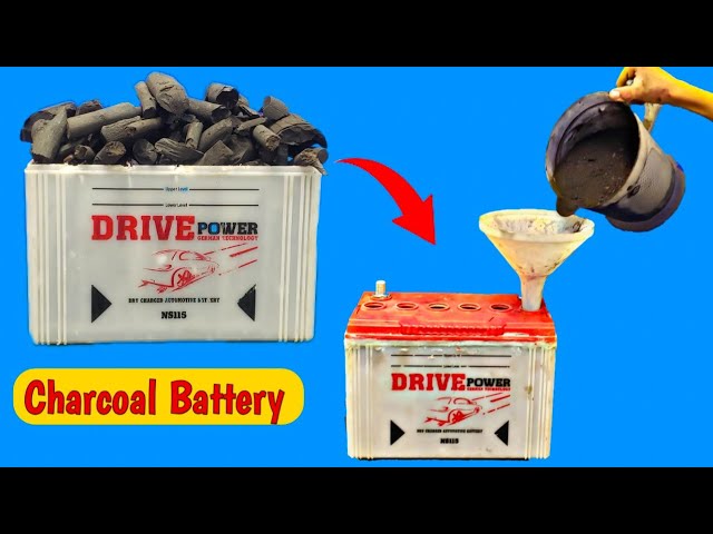 Use Charcoal To Make Battery With No Expensis  #project
