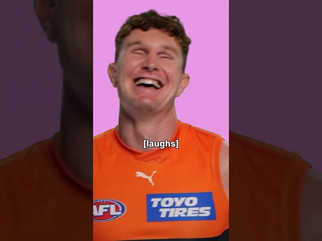✨kindness is free✨ We asked the Giants & Pies to say one nice thing about each other 🫢 #afl #footy