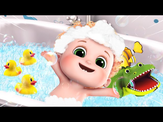 Bath Song | Let's Take a Bath | Fun Bath Time Song | Jugnu Kids Nursery Rhymes for Toddlers