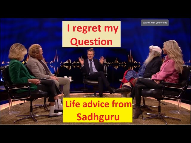 Sadhguru makes a foreign anchor speechless | Best reply