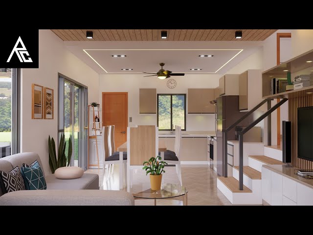 Fantastic 2-Bedroom Small House Design Idea (64 SQM Only)