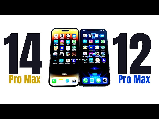 iPhone 14 Pro Max vs iPhone 12 Pro Max Speed Test!