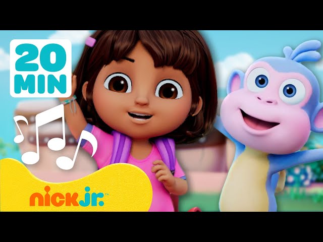 NIEUWE muziekavonturen van Dora! 🎵 | Compilatie van 20 minuten | Nick Jr. Nederlands