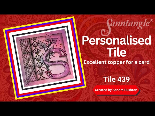 Personalised Tile - Sanntangle Tile 439