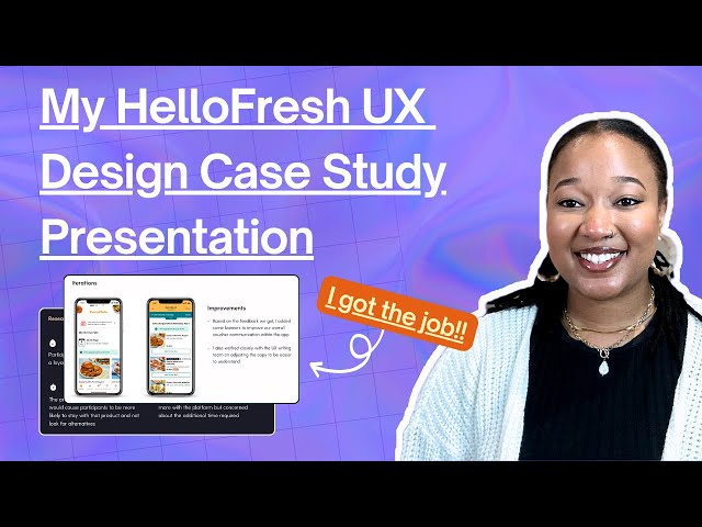 My UX Design Case Study Presentation that Got Me Hired | Case Study Walkthrough