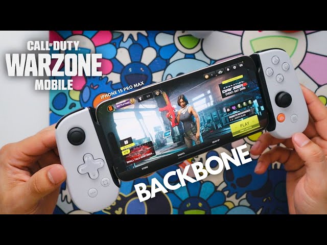 I got the Playstation Backbone for Warzone Mobile! (Iphone 15 Pro Max)