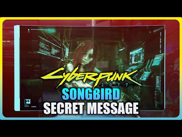 Cyberpunk 2077 Phantom Liberty - Songbird Secret Message After The Killing Moon