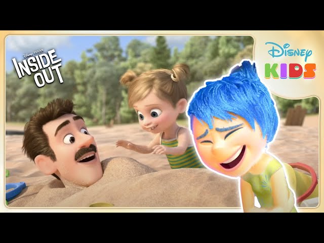 Joy and Sadness Reminisce on Riley's Memories | Inside Out | Disney Kids