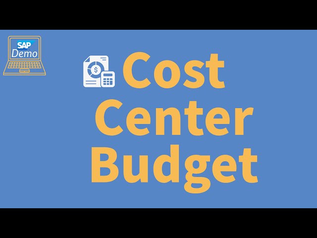 Manage Cost Center Budgets: Explanation and Demo on SAP S/4Hana 2023 #learnsap #AGSAPAccess