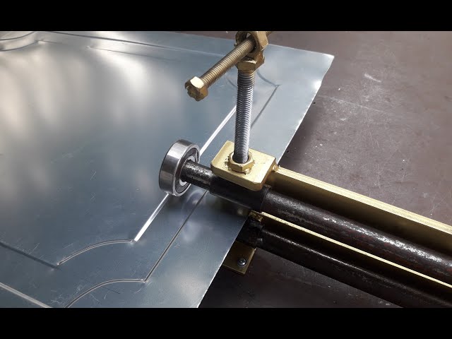 Homemade Sheet Metal Pressing Tool | Sheet Metal Press | Door Decor