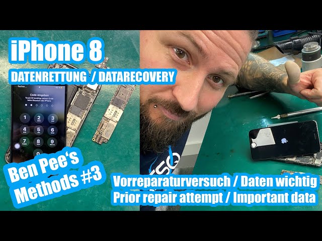 BEN PEE'S METHODS #3: SWAPPING THE iPHONE 8 CPU - DATARECOVERY - DATENRETTUNG iPHONE 8 - A11 CPU