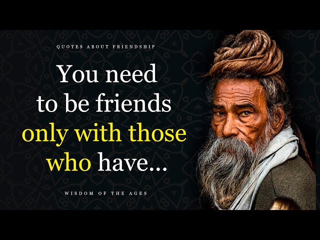Take a moment for WISDOM! Quotes of Great People about Friendship | Quotes and Wise Thoughts