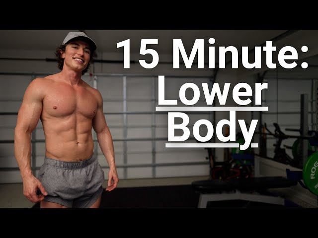 15 MINUTE LOWER BODY WORKOUT (DUMBBELLS) with Dr. Tyler
