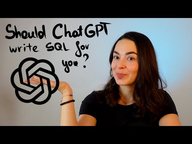 Should ChatGPT write your SQL queries? An unscientific study of how well can ChatGPT write SQL.