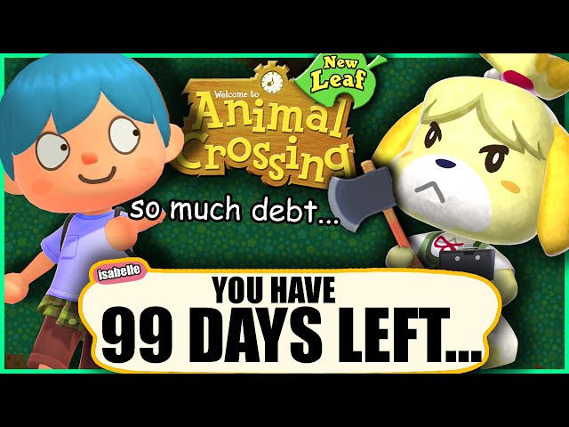 I Spent 100 Days In Animal Crossing New Leaf...on the 3DS