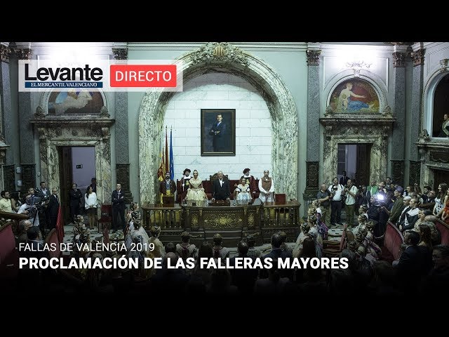 DIRECTO | Proclamación de las falleras mayores de València 2019