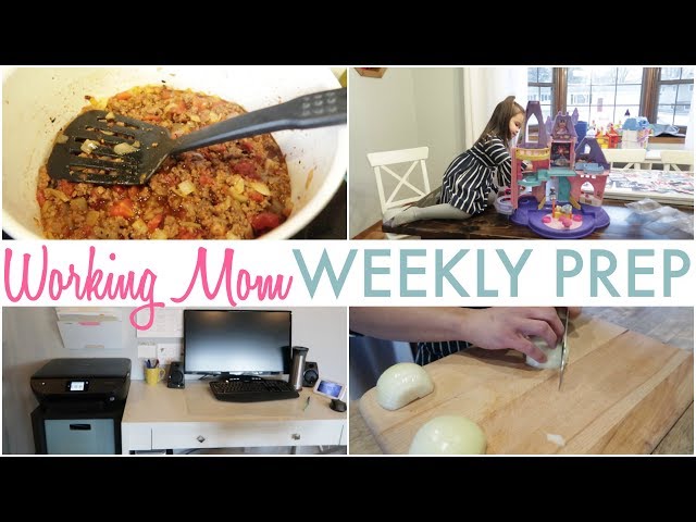 GETTING THINGS DONE! | Working Mom Weekly Prep