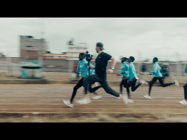 Filming a running doc in Kenya