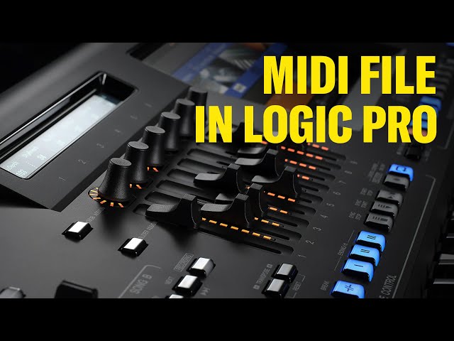 MIDI-File in Logic Pro importieren