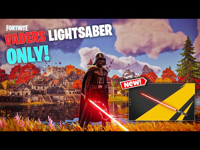 Darth Vader's lightsaber ONLY challenge - Fortnite chapter 5 season 2