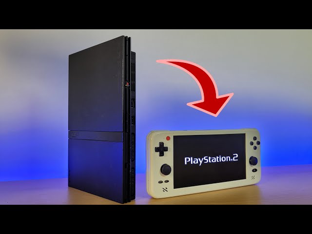 I create the thinnest portable PS2 in the world !