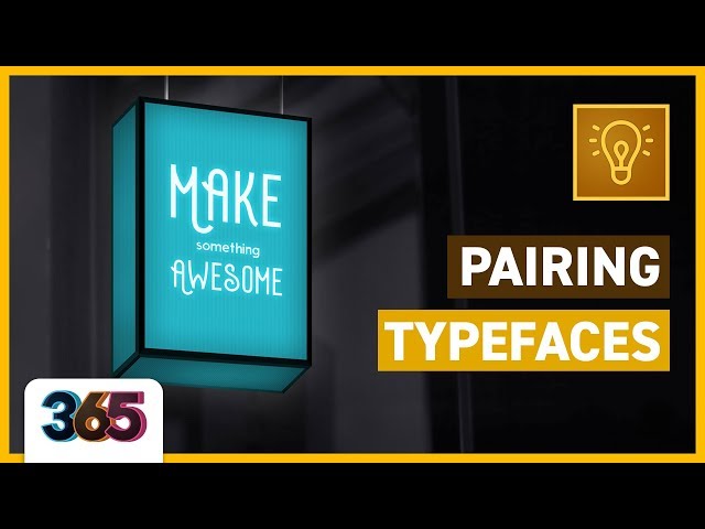 Pairing Typefaces | tips & time-lapse  #21/365 Days of Creativity
