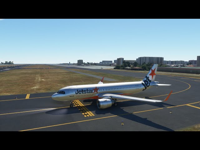 Jetstar Airbus A320 Neo - (Bali Indonesia - Perth Australia) -  Microsoft Flight Simulator