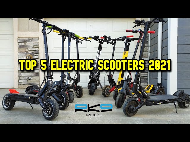 My Top 5 Electric Scooters of 2021!