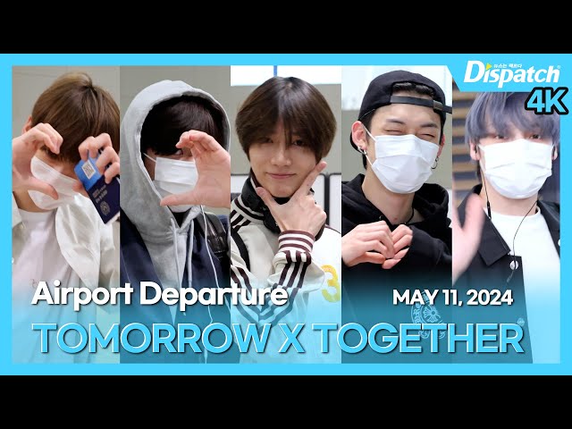 TOMORROW X TOGETHER, Incheon International Airport DEPARTURE