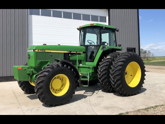 Machinery Pete TV Show: 1992 John Deere 4760 with 3.6 Hours Sells at Auction