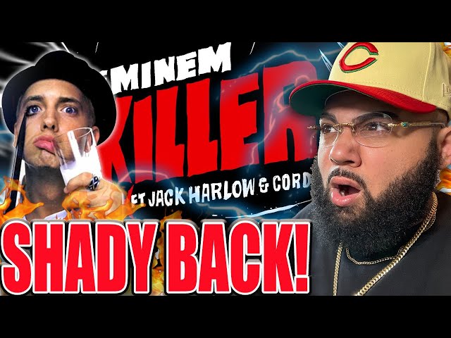 EMINEM WENT CRAZY!!! Eminem - Killer (Remix) [Official Audio] ft. Jack Harlow, Cordae - Reaction