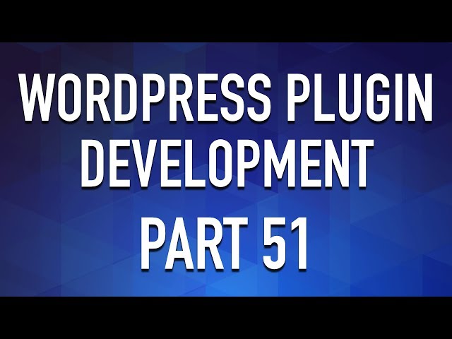 WordPress Plugin #51 - Build a Javascript es6 Slider